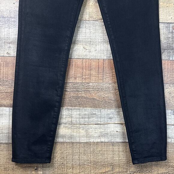 Lovers + Friends Denim Jesse High Rise Skinny Jeans Black SZ 30 - Picture 3 of 12